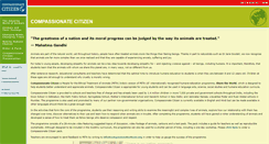 Desktop Screenshot of compassionatecitizen.org